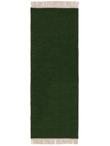 Tapis de laine Liv Vert foncé - 80 x 250 cm