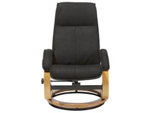 Fauteuil de relaxation HERO Noir - Marron - Textile - 50 x 102 x 75 cm