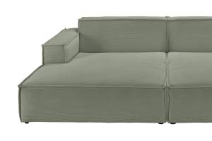 Sofa SAMU Big Sofa Feincord Dunkelgrün