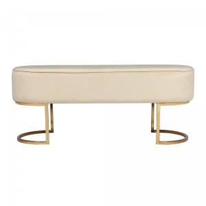 Tabouret ZALI Blanc crème