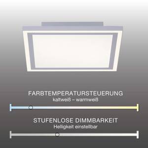 LED Panel EDGE Weiß - Metall - Kunststoff - 31 x 6 x 31 cm