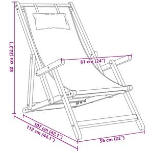 Strandstuhl 3004207-1 Taupe