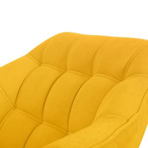 Fauteuil Simba Jaune - Textile - 83 x 76 x 74 cm