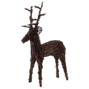 Cerf sur pied Moyen modèle Bois massif - 48 x 75 x 22 cm