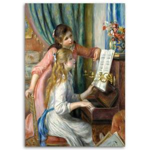 Wandbild Mädchen am Klavier - A.Renoir, 70 x 100 cm