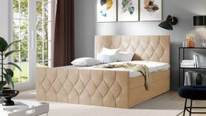 Boxspringbett Sky Lux Beige - Breite: 187 cm