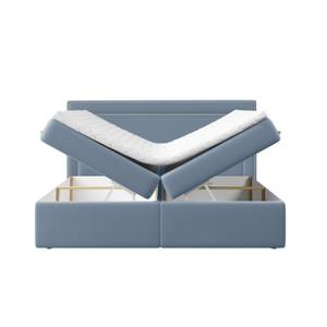 Boxspringbett Annecy Bonell Federkern Blau - Breite: 140 cm