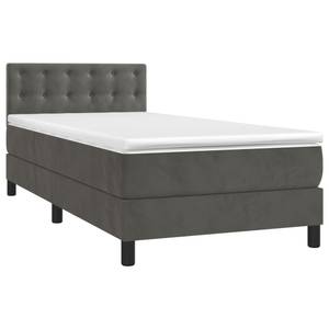 Boxspringbett 3017268-19 Dunkelgrau - 90 x 203 cm