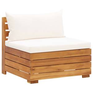 Garten-Lounge-Set (2-teilig) 3001853-5 Weiß - Massivholz - Holzart/Dekor - 68 x 60 x 68 cm