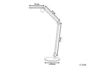 Lampe de bureau ERIDANUS Noir - Métal - 50 x 34 x 20 cm