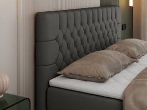 Boxspringbett PERA Breite: 120 cm - H4 - Kunstleder