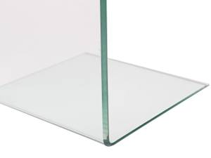 Table d'appoint LOURDES Verre - 40 x 61 x 40 cm