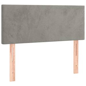 Boxspringbett 3017290-1 Hellgrau - 90 x 193 cm