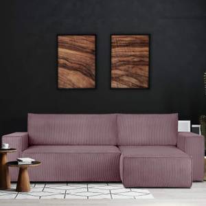 NAPI Universal-Ecksofa Violett - Breite: 262 cm