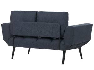 2-Sitzer Sofa BREKKE Schwarz - Blau - Dunkelblau