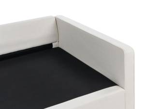 3-Sitzer Sofa VINSTRA Cremeweiß - Eiche Hell - Weiß