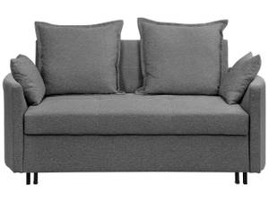 2-Sitzer Sofa HOVIN Schwarz - Grau - Textil - 166 x 84 x 92 cm