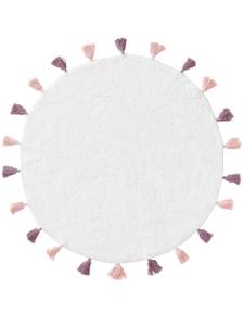 Tapis lavables pour enfants Malu Rose clair - 120 x 120 cm