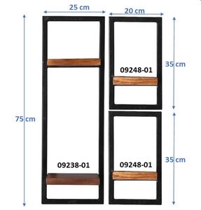 PANAMA Wandregal-Set, 3-teilig Breite: 50 cm