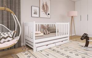 Kinderbett Kaja Weiß - 90 x 190 cm