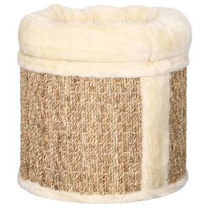 Maison de chat 170968 Beige - Bois manufacturé - Textile - 31 x 33 x 31 cm