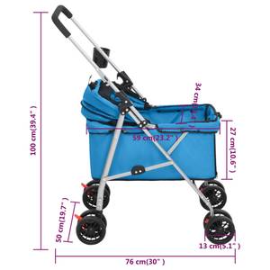 Hundewagen 3028397 Blau