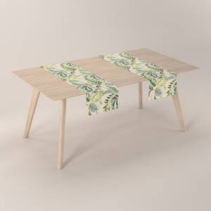 TISCHLÄUFER Tropical I Grün - Textil - 40 x 1 x 130 cm