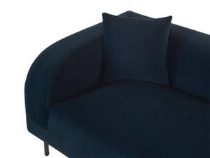 Chaiselongue LE CRAU Blau - Dunkelblau - Armlehne davorstehend rechts - Ecke davorstehend links