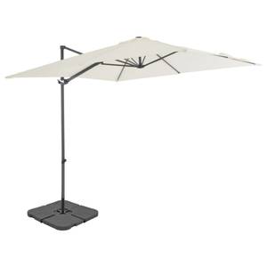 Parasol Beige - Matière plastique - 250 x 247 x 250 cm