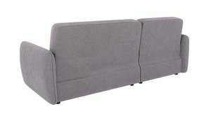 Modernes Ecksofa Candel mit Ottomane Grau - Ecke davorstehend links