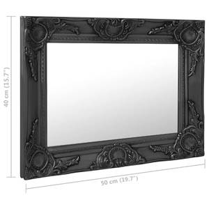 Miroir mural 3002665-2 Noir - 40 x 50 cm