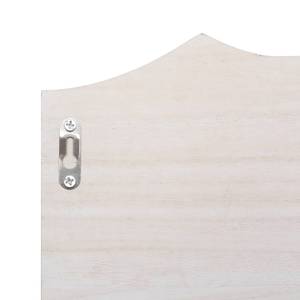 Porte-manteau 299262 Blanc - Bois massif - Bois/Imitation - 10 x 23 x 50 cm