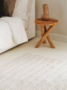 Tapis de laine Dina Blanc crème - 200 x 300 cm