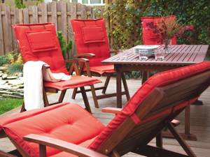 Coussin d'assise d'extérieur TOSCANA Rouge - Rouge rubis