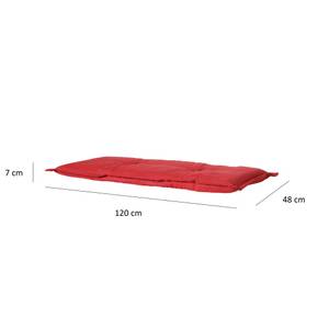 Coussin de banc 3014629 Rouge rubis - Profondeur : 120 cm