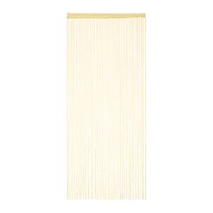 Fadenvorhang beige Breite: 90 cm