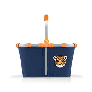 Einkaufskorb carrybag XS kids Tiger Navy Blau - Kunststoff - 34 x 18 x 20 cm