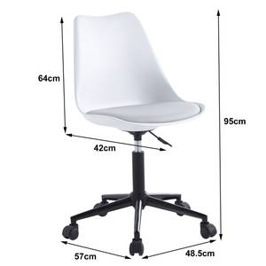 Chaise de bureau ESBJERG Blanc