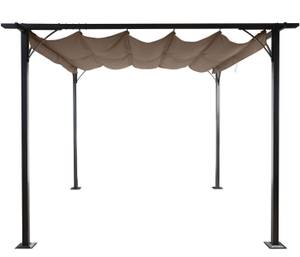 Pergola C42 Braun - Taupe - 300 x 300 cm