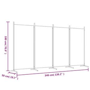 Raumteiler 3002983-3 (4-teilig) Anthrazit