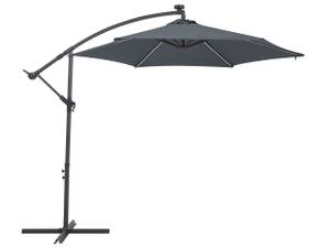 Parasol déporté CORVAL Graphite - Gris