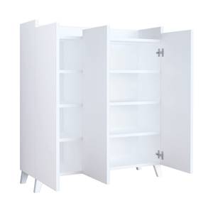 Armoire basse Sirdal Blanc