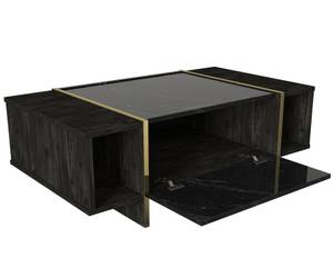 Table basse Dpagliar Noir - Bois manufacturé - 60 x 38 x 104 cm