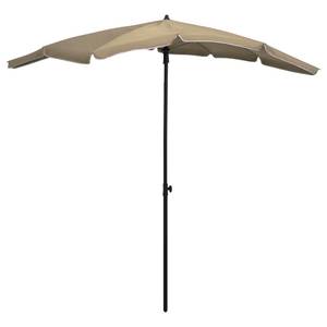 Parasol de jardin Gris - Textile - 200 x 234 x 200 cm