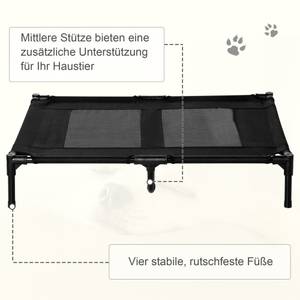 Hundeliege D04-033BK Schwarz