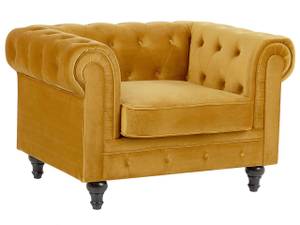 Sessel CHESTERFIELD Senfgelb - Gelb - 110 x 70 x 75 cm