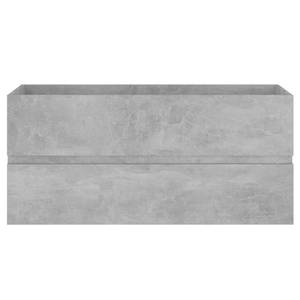 Meuble lavabo avec bassin 3007833-3 Gris minéral - Largeur : 100 cm