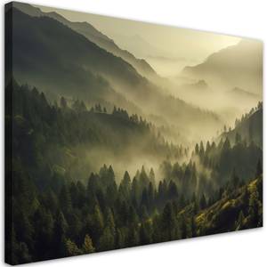 KUNSTDRUCK Misty Forest 60 x 40 cm