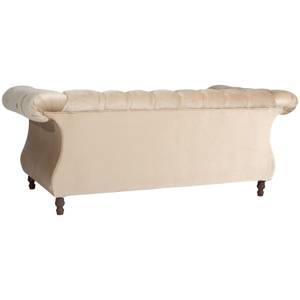 Ivette Sofa 2-Sitzer Beige - Textil - Holz teilmassiv - 200 x 80 x 100 cm