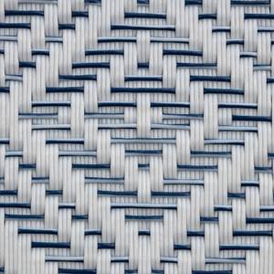 Vinyl-Badteppich Savona Blau - Kunststoff - 180 x 1 x 100 cm